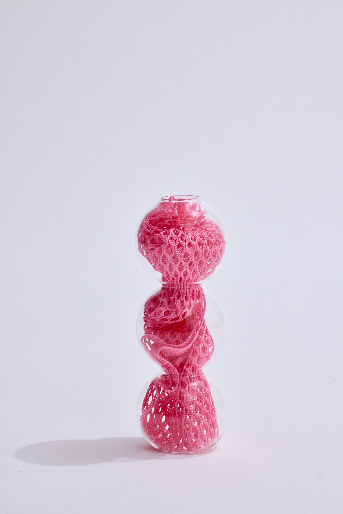 Anima-in anima installation by oneg - glass and mixed media exploring body exterior and interior